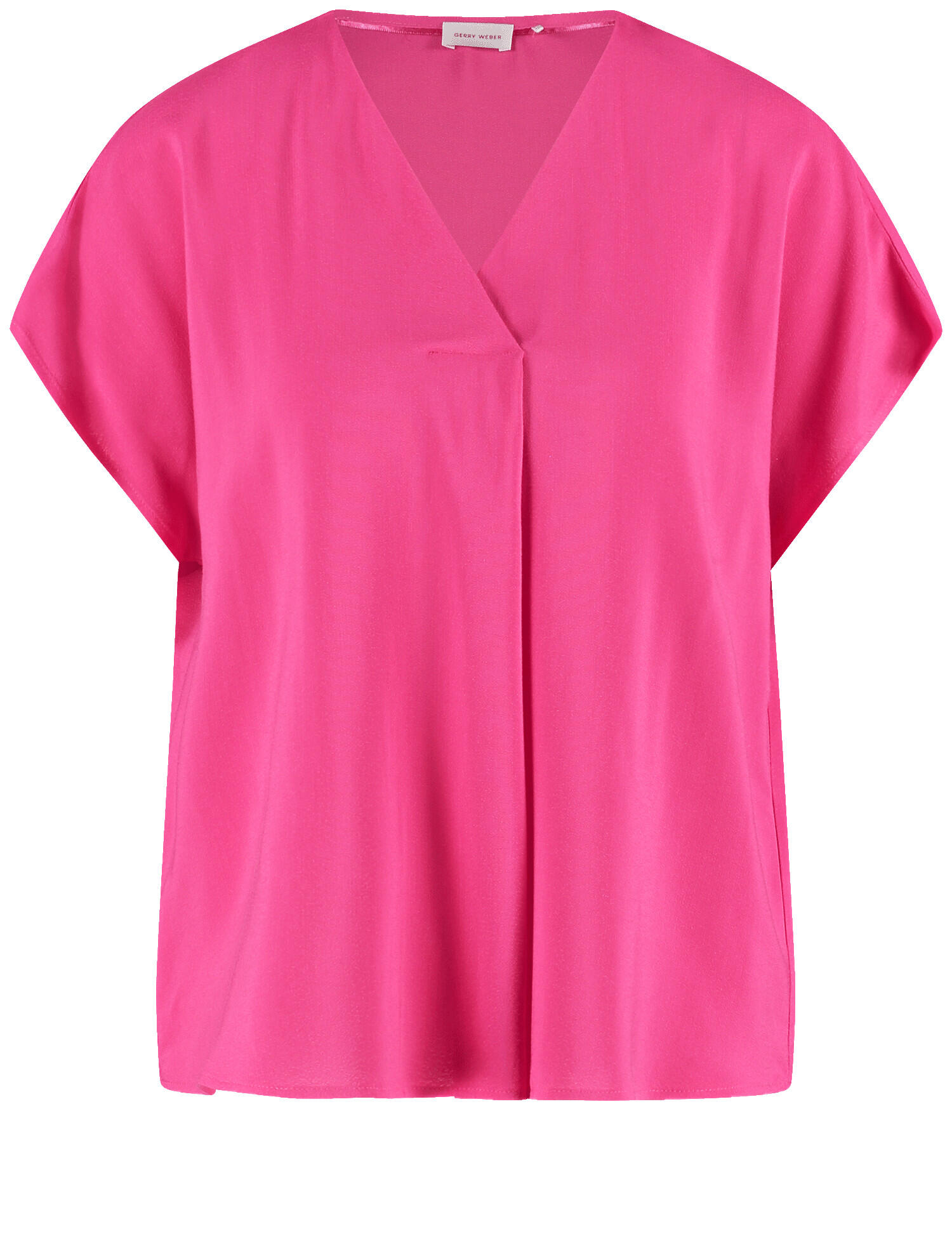 GERRY WEBER Collection - Blusenshirt mit aufspringender Falte magenta - Gr. - 44 von GERRY WEBER Collection