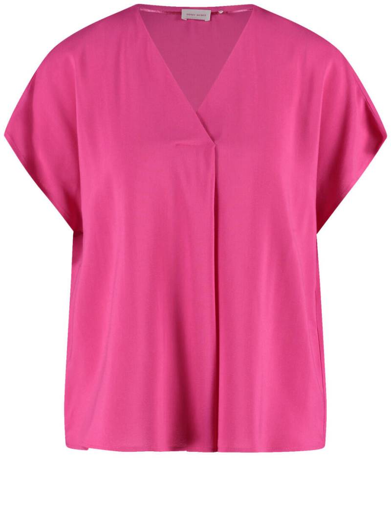 GERRY WEBER Collection - Blusenshirt mit aufspringender Falte violet/pink - Gr. - 36 von GERRY WEBER Collection