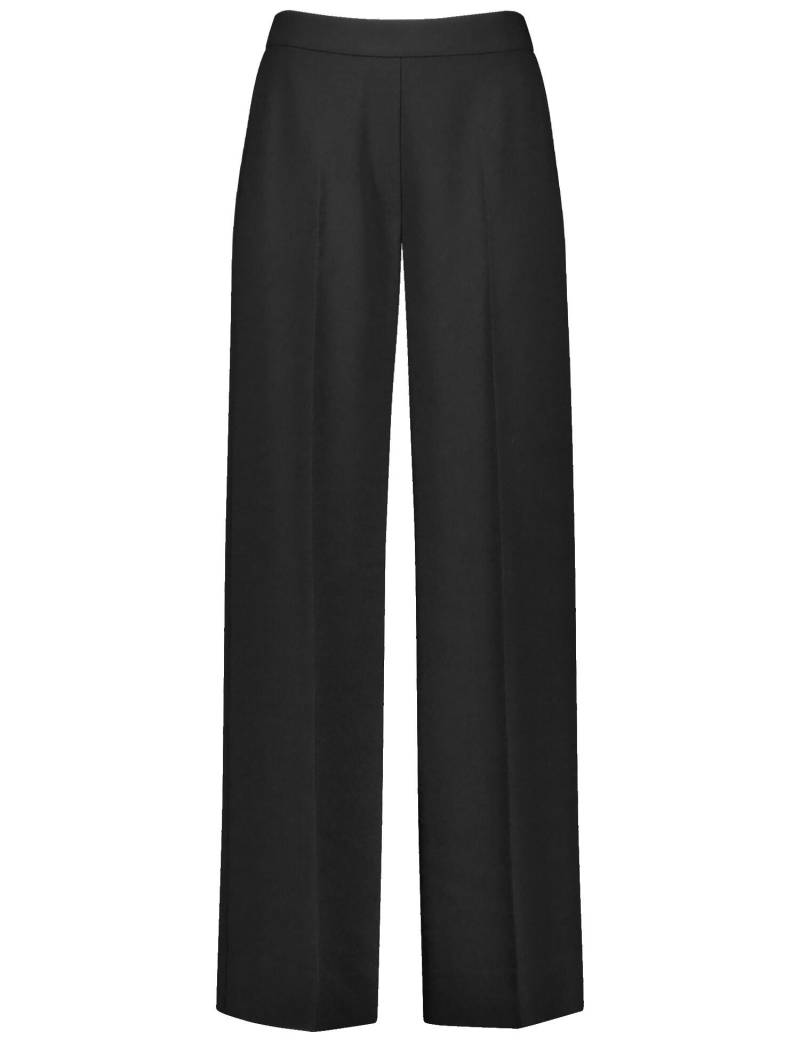 GERRY WEBER Collection - Elegante Schlupfhose mit weitem Bein schwarz - Gr. - 40 von GERRY WEBER Collection