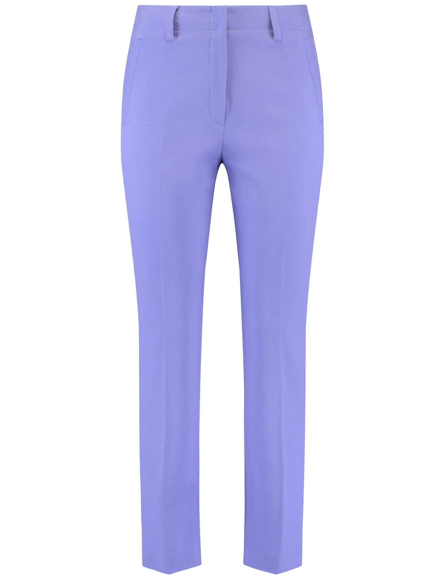 GERRY WEBER Collection - Elegante Stretchhose mit Saumschlitzen blue sky - Gr. - 44 von GERRY WEBER Collection