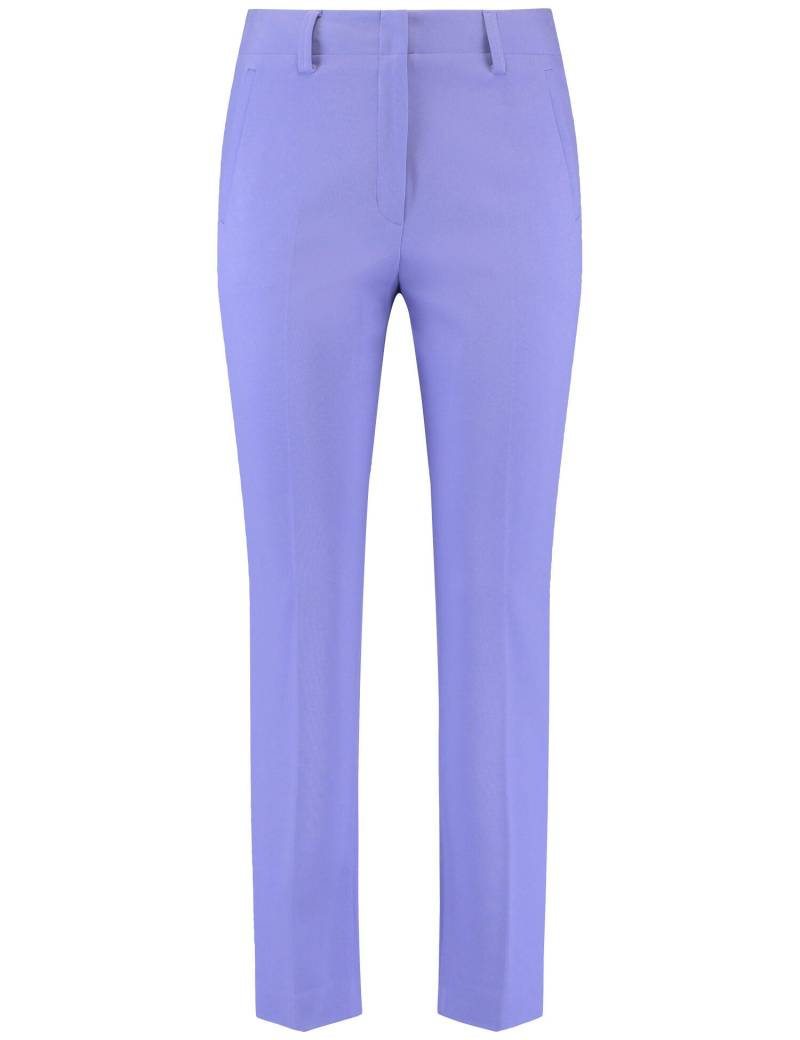 GERRY WEBER Collection - Elegante Stretchhose mit Saumschlitzen blue sky - Gr. - 44 von GERRY WEBER Collection