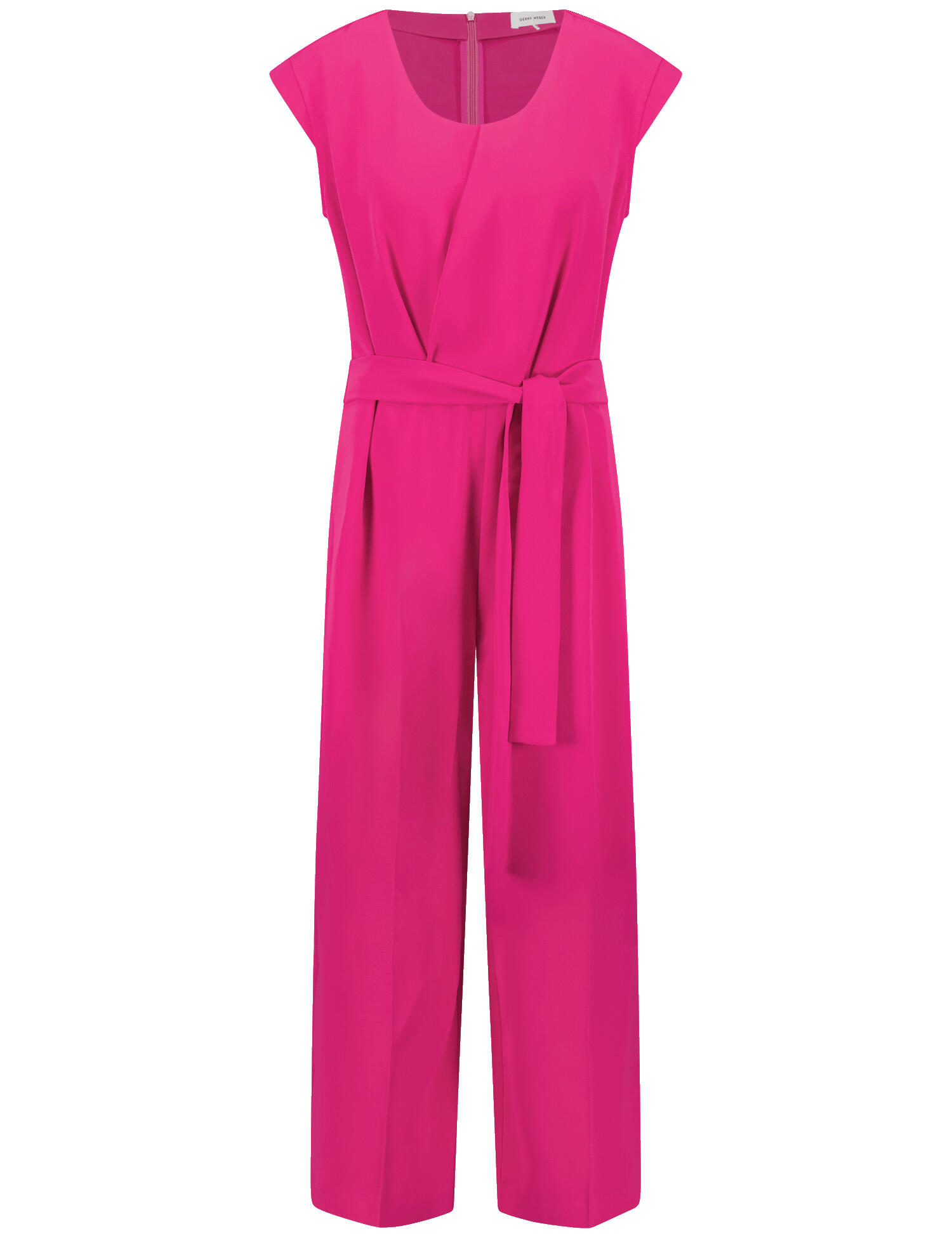 GERRY WEBER Collection - Fließender Jumpsuit mit Taillenband magenta - Gr. - 40 von GERRY WEBER Collection