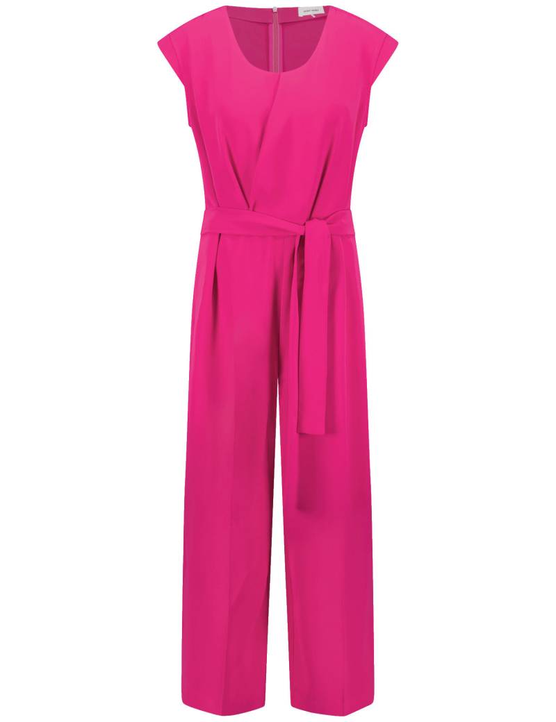 GERRY WEBER Collection - Fließender Jumpsuit mit Taillenband magenta - Gr. - 42 von GERRY WEBER Collection