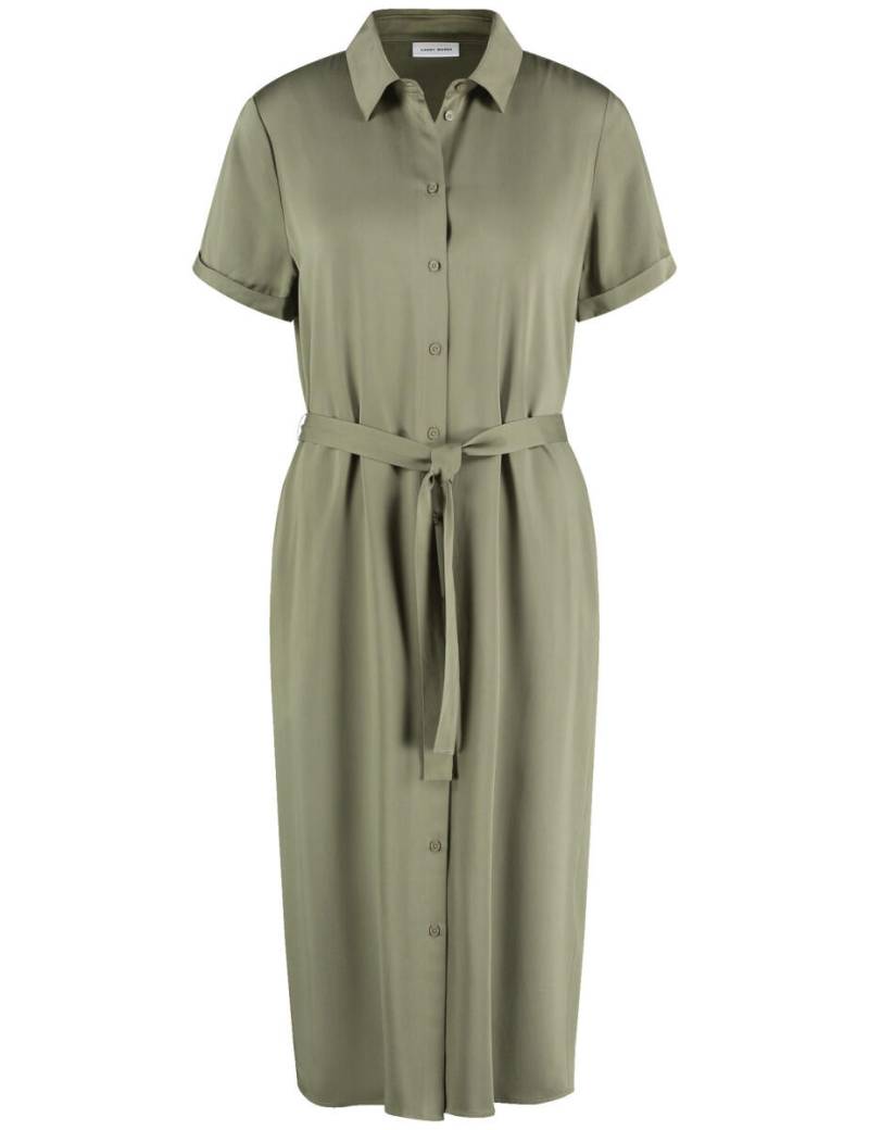 GERRY WEBER Collection - Fließendes Blusenkleid mit Taillenband grün - Gr. - 42 von GERRY WEBER Collection