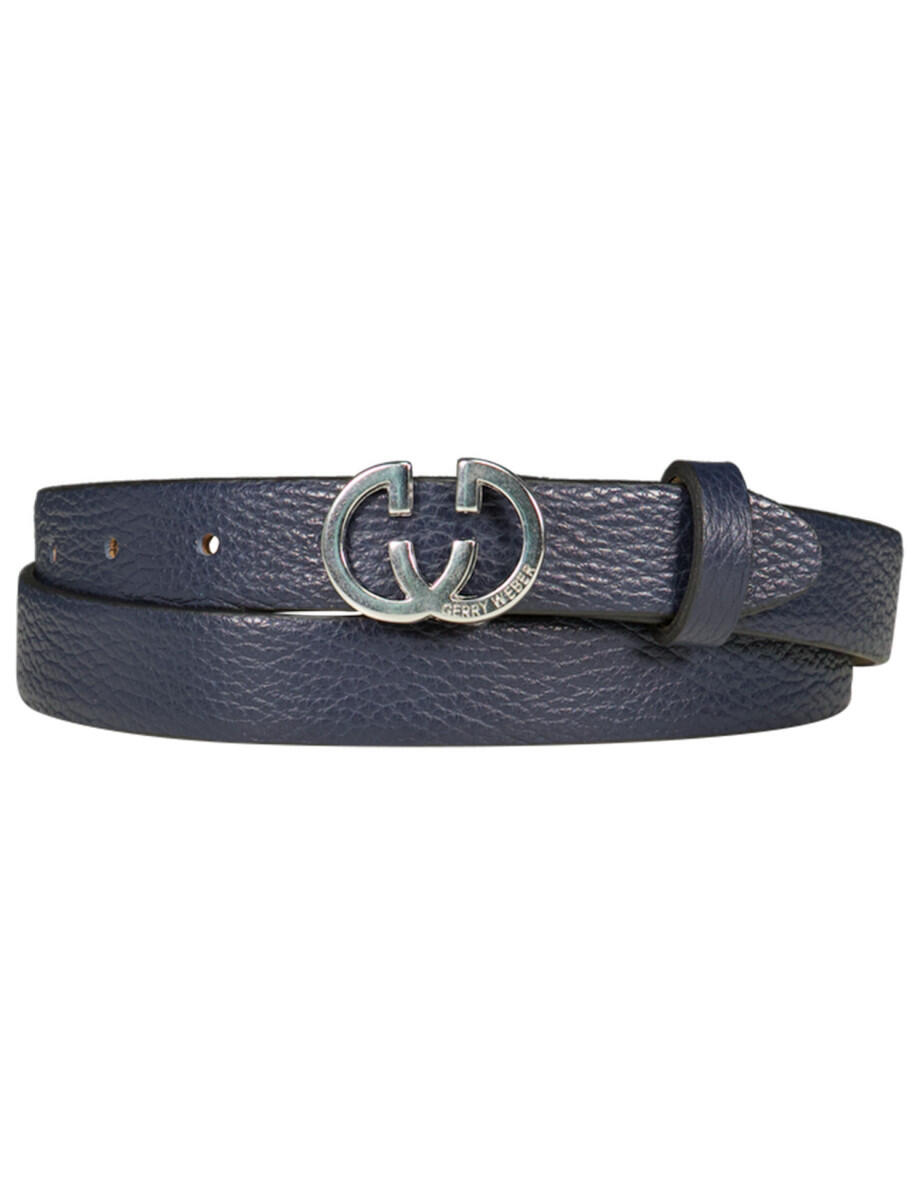GERRY WEBER Collection - Gürtel mit Logoschnalle blau - Gr. - 95 von GERRY WEBER Collection