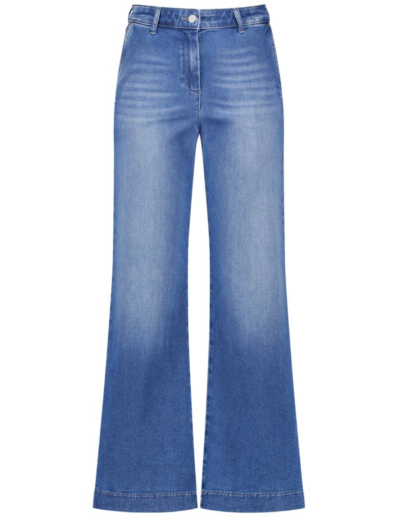 GERRY WEBER Collection - HOSE JEANS LANG blue denim mit use - Gr. - 44 von GERRY WEBER Collection