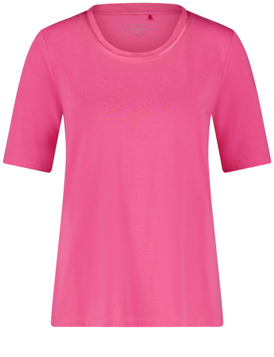 GERRY WEBER Collection - Halbarmshirt mit Chiffonblende pink - Gr. - 44 von GERRY WEBER Collection