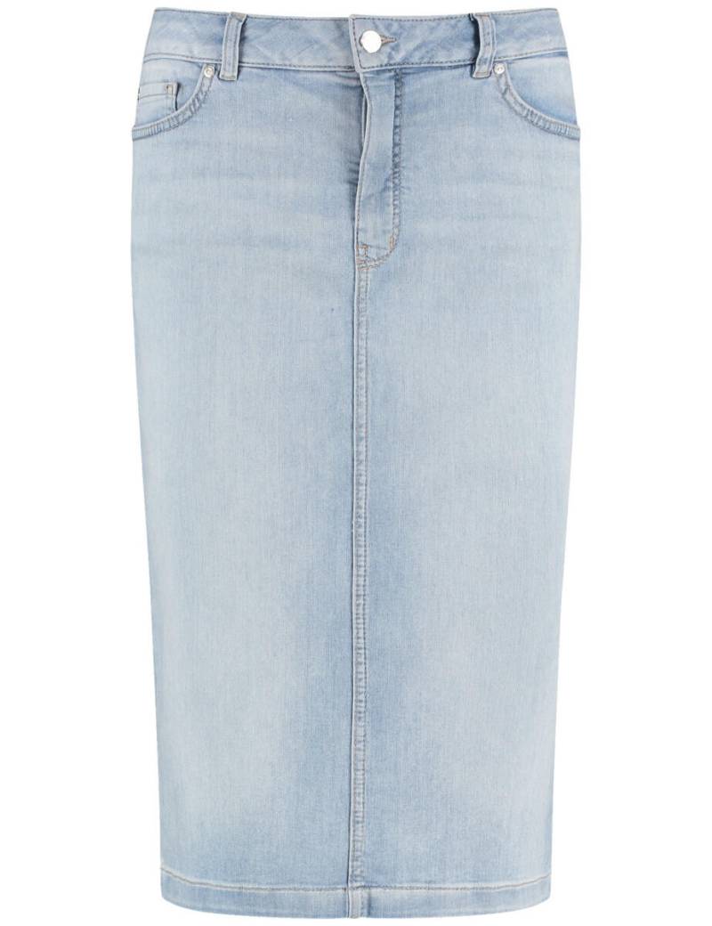 GERRY WEBER Collection - Jeansrock mit Gehschlitz blau - Gr. - 38 von GERRY WEBER Collection