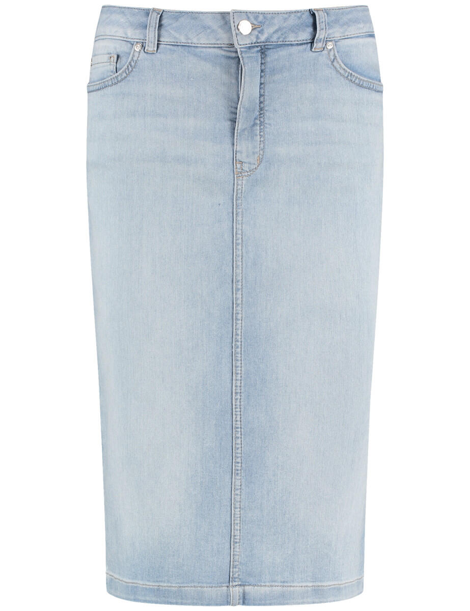 GERRY WEBER Collection - Jeansrock mit Gehschlitz blau - Gr. - 42 von GERRY WEBER Collection