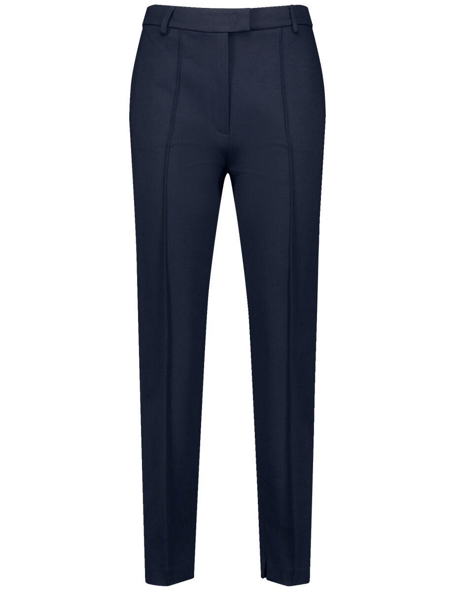 GERRY WEBER Collection - Klassische 7/8 Hose mit Längsbiese blau - Gr. - 40 von GERRY WEBER Collection