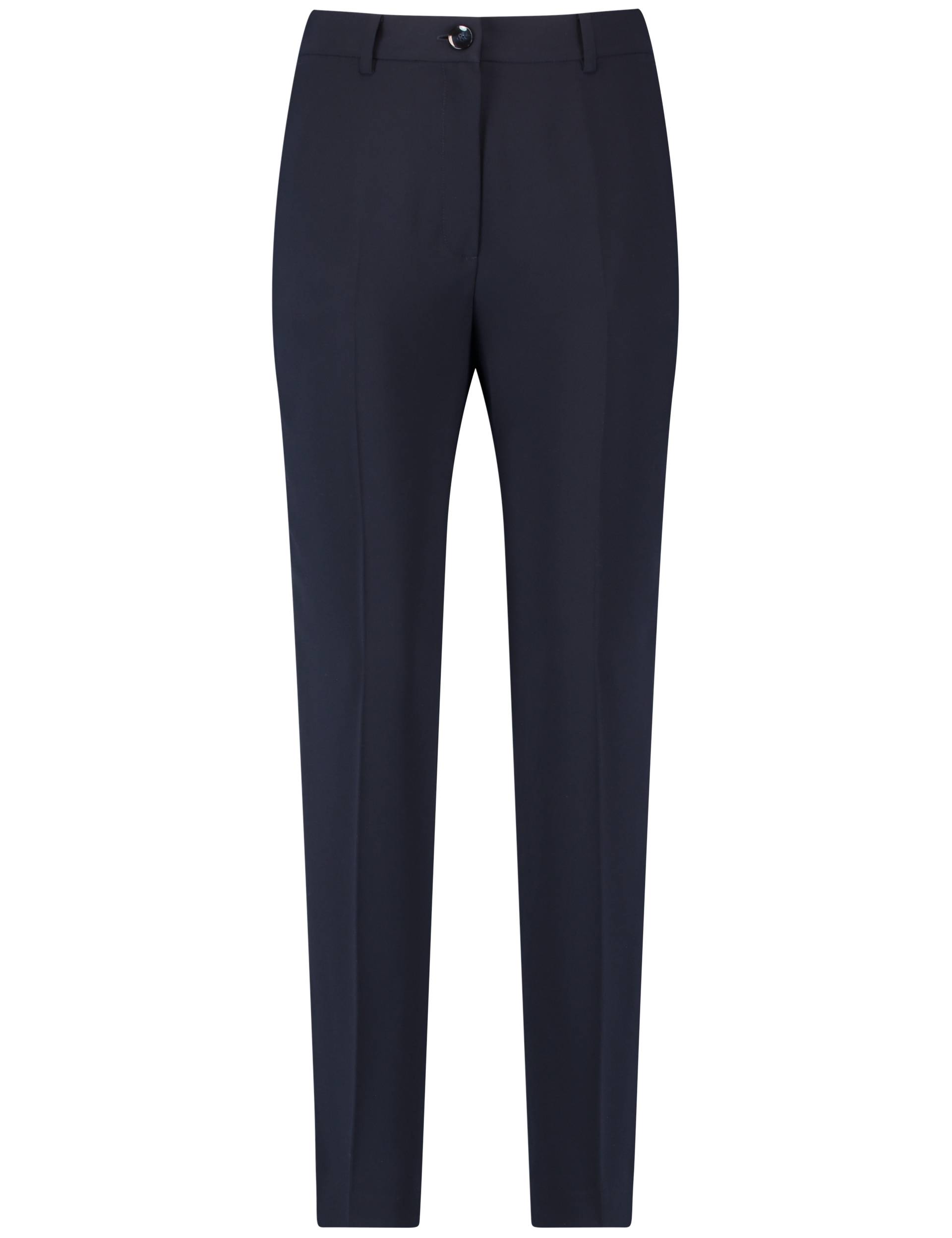 GERRY WEBER Collection - Klassische Stoffhose mit Bügelfalten marine - Gr. - 38 von GERRY WEBER Collection