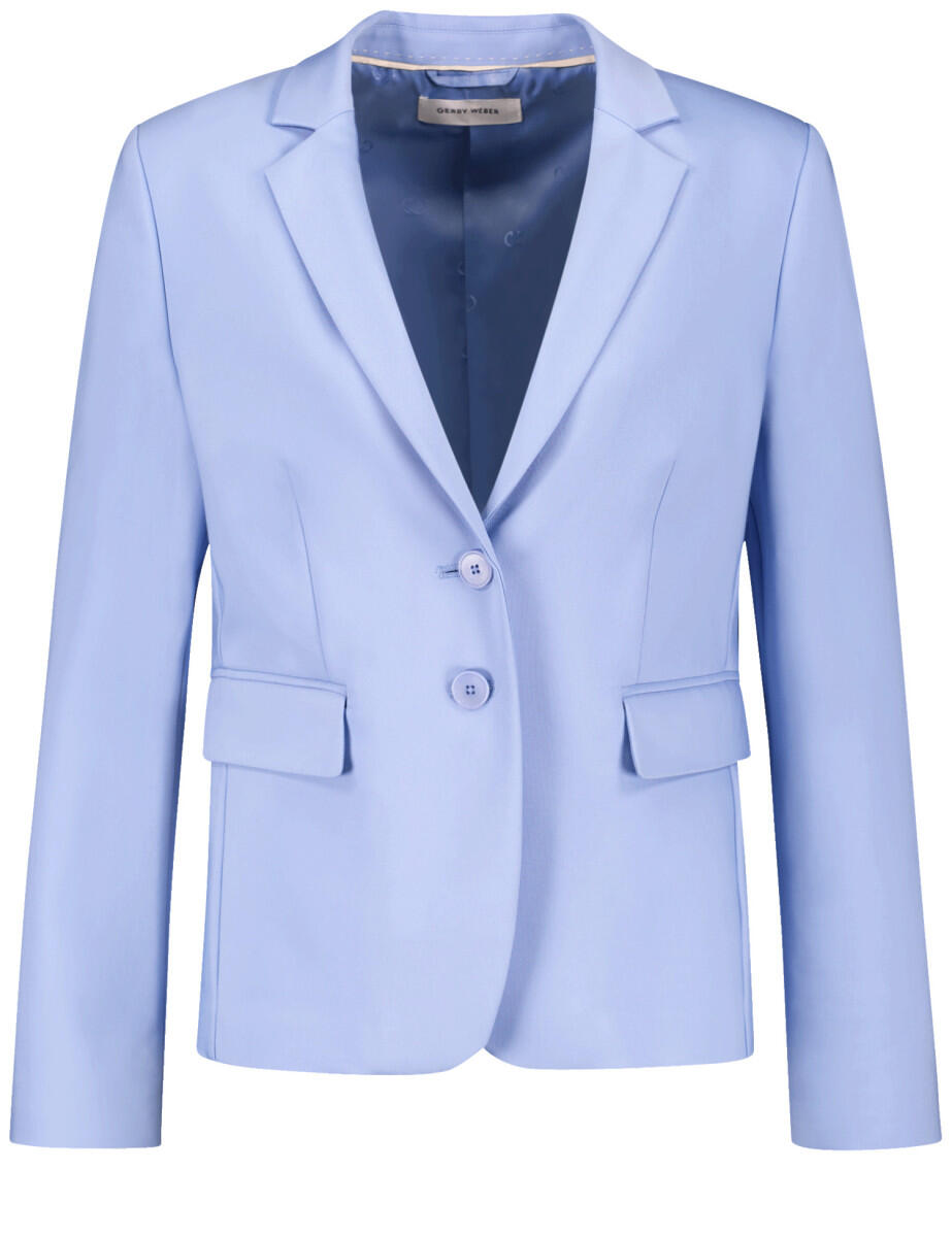 GERRY WEBER Collection - Klassischer Blazer mit Stretchkomfort blau - Gr. - 38 von GERRY WEBER Collection