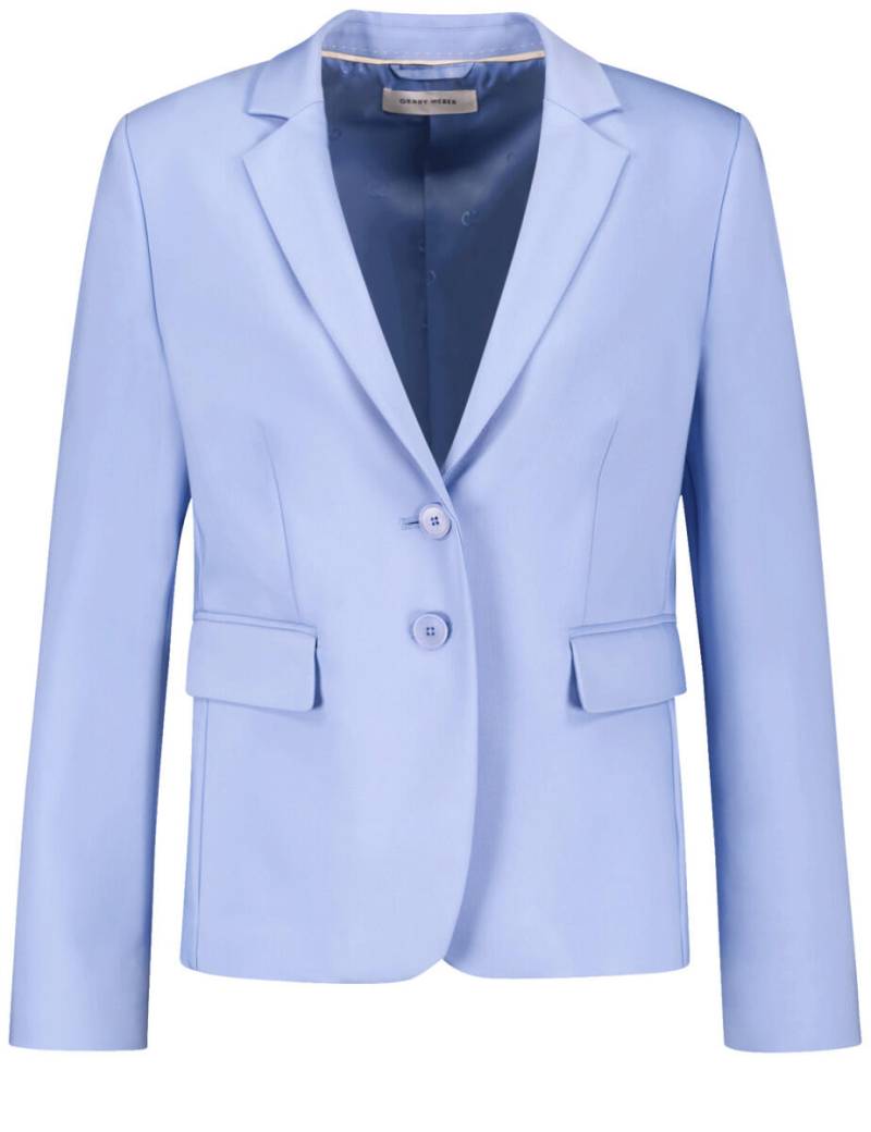 GERRY WEBER Collection - Klassischer Blazer mit Stretchkomfort blau - Gr. - 46 von GERRY WEBER Collection
