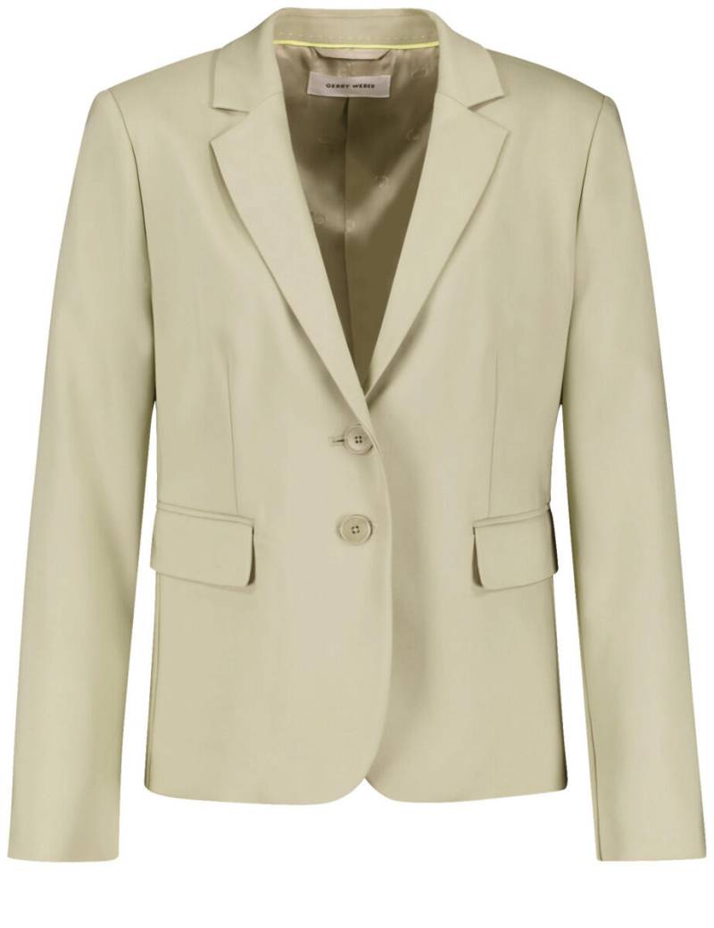 GERRY WEBER Collection - Klassischer Blazer mit Stretchkomfort grün - Gr. - 36 von GERRY WEBER Collection