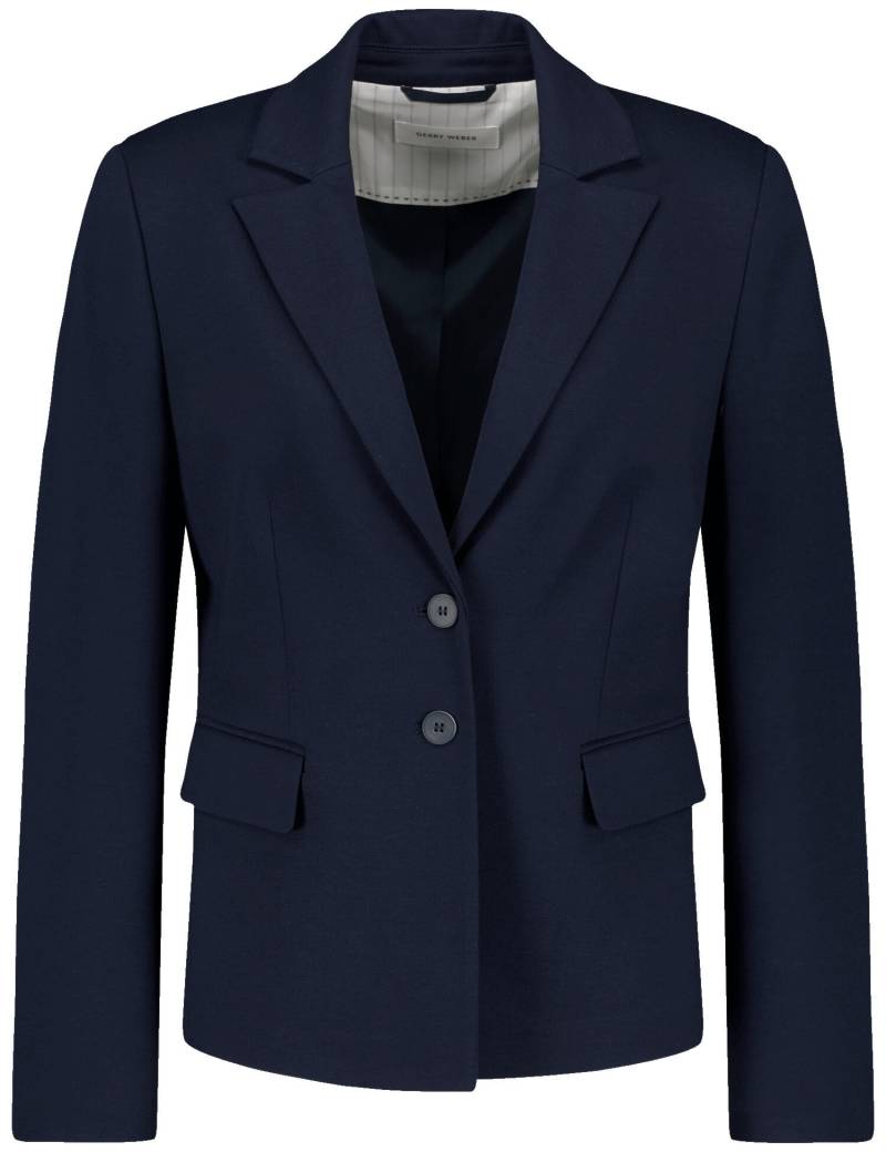 GERRY WEBER Collection - Klassischer Blazer mit Stretchkomfort night sky - Gr. - 42 von GERRY WEBER Collection