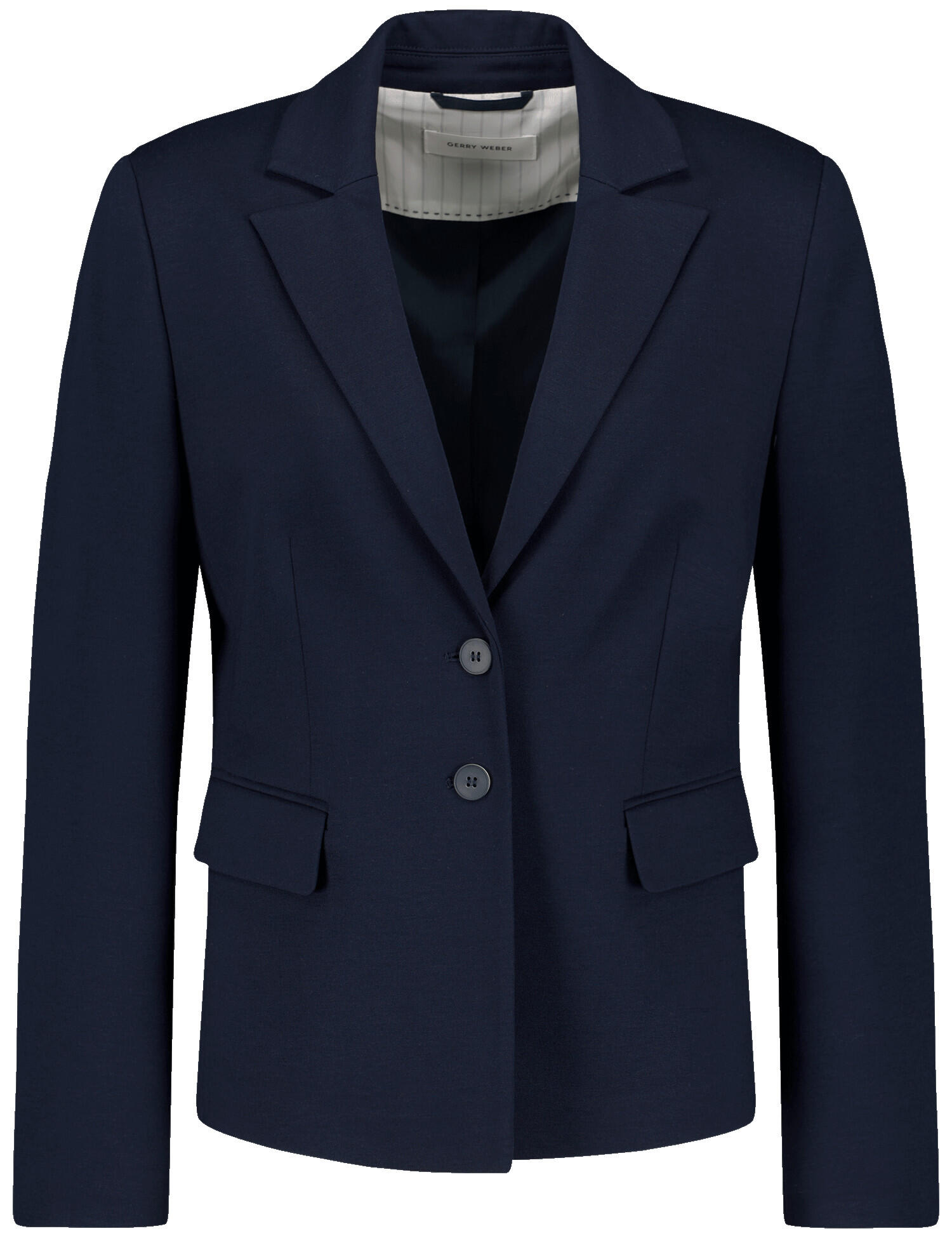 GERRY WEBER Collection - Klassischer Blazer mit Stretchkomfort night sky - Gr. - 48 von GERRY WEBER Collection