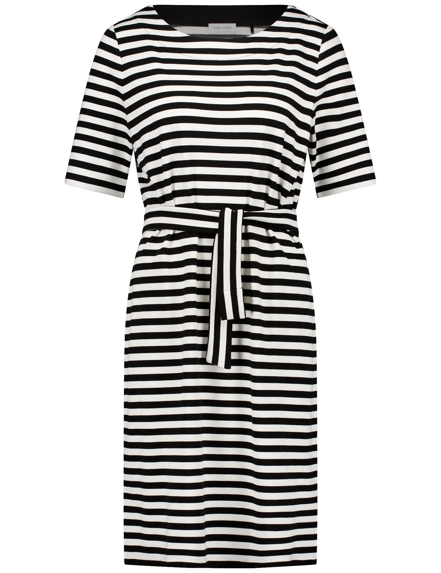 GERRY WEBER Collection - Kleid Gewirke black-white stripe - Gr. - 44 von GERRY WEBER Collection