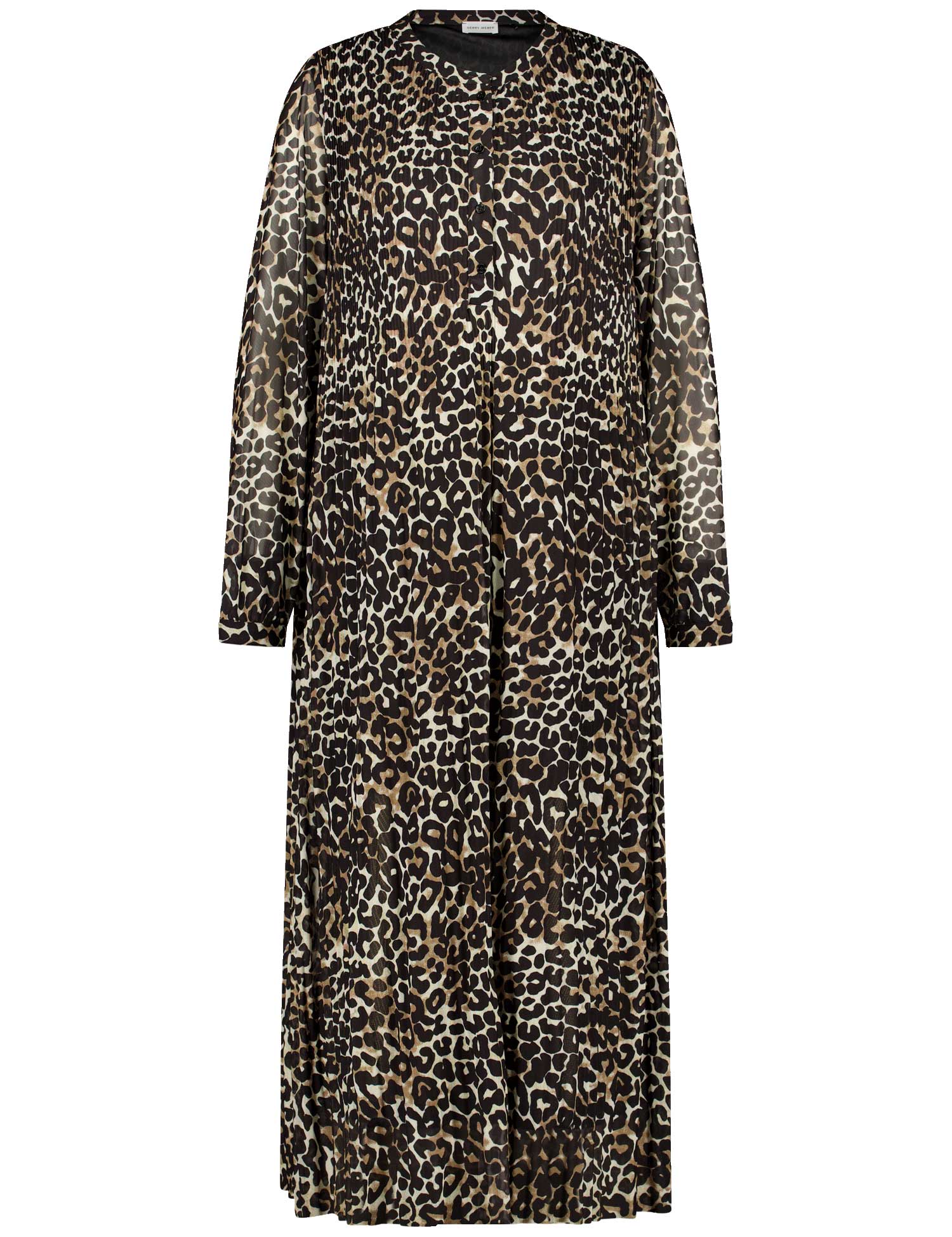 GERRY WEBER Collection - Kleid mit Leo-Muster braun - Gr. - 36 von GERRY WEBER Collection