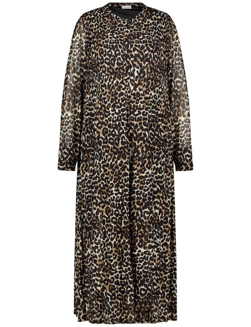 GERRY WEBER Collection - Kleid mit Leo-Muster braun - Gr. - 40 von GERRY WEBER Collection