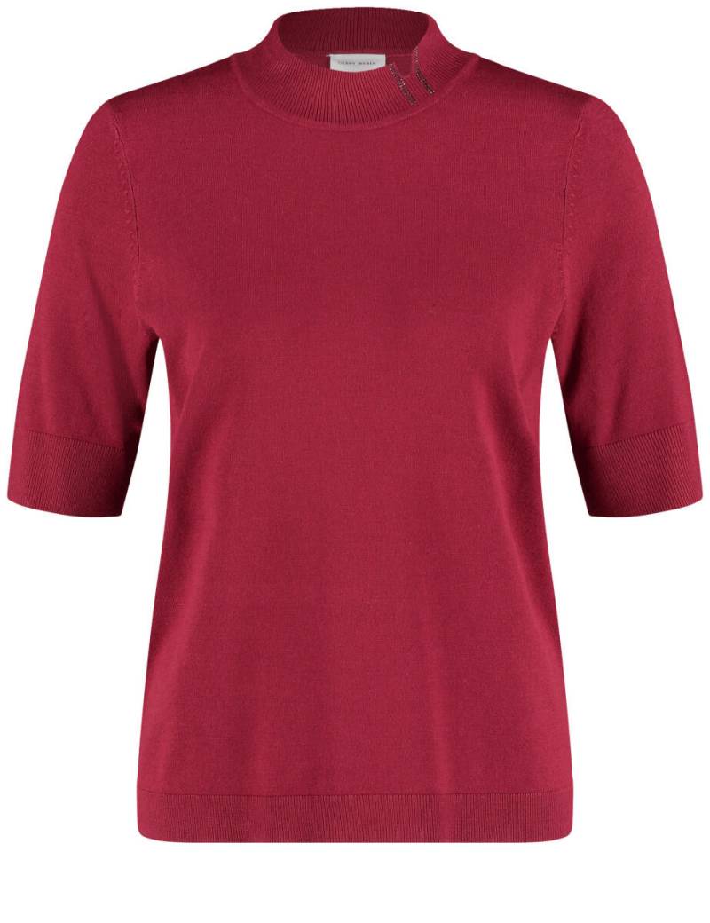 GERRY WEBER Collection - Kurzarmpullover rot - Gr. - 38 von GERRY WEBER Collection