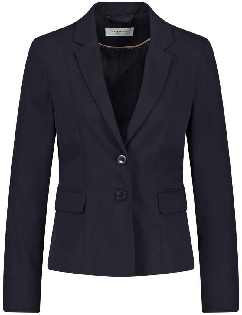 GERRY WEBER Collection - Kurzer Blazer mit Revers dark navy - Gr. - 38 von GERRY WEBER Collection