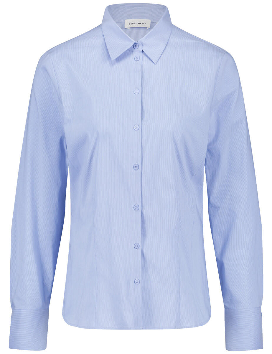 GERRY WEBER Collection - Langarmbluse blau - Gr. - 42 von GERRY WEBER Collection
