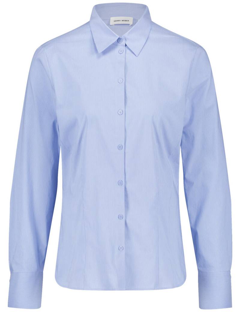 GERRY WEBER Collection - Langarmbluse blau - Gr. - 42 von GERRY WEBER Collection