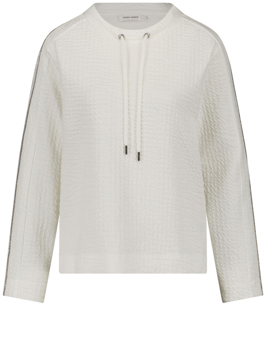 GERRY WEBER Collection - Langarmpullover beige/weiß - Gr. - 36 von GERRY WEBER Collection