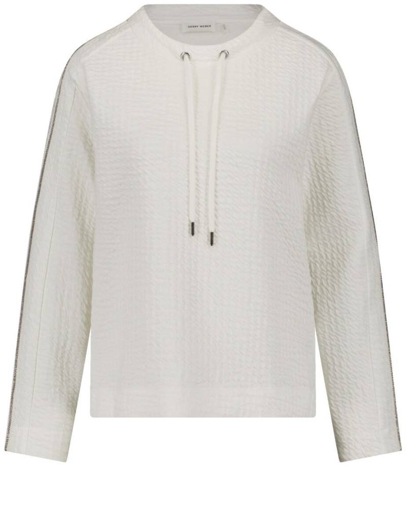 GERRY WEBER Collection - Langarmpullover beige/weiß - Gr. - 36 von GERRY WEBER Collection