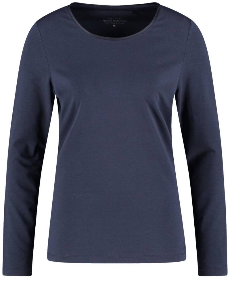 GERRY WEBER Collection - Langarmshirt blau - Gr. - 36 von GERRY WEBER Collection
