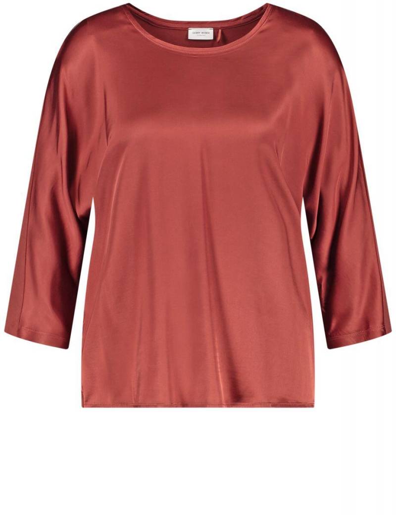 GERRY WEBER Collection - Leicht glänzendes Shirt braun - Gr. - 40 von GERRY WEBER Collection