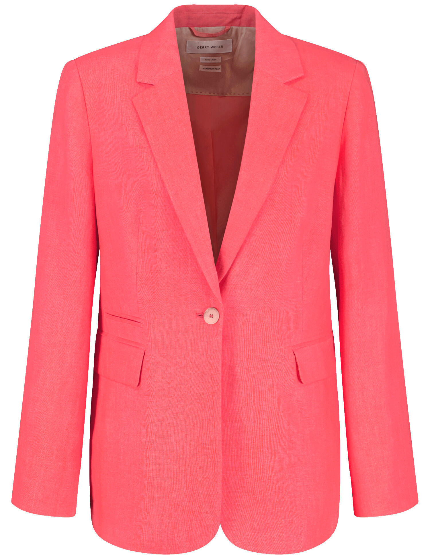 GERRY WEBER Collection - Luftiger Leinenblazer rouge - Gr. - 46 von GERRY WEBER Collection