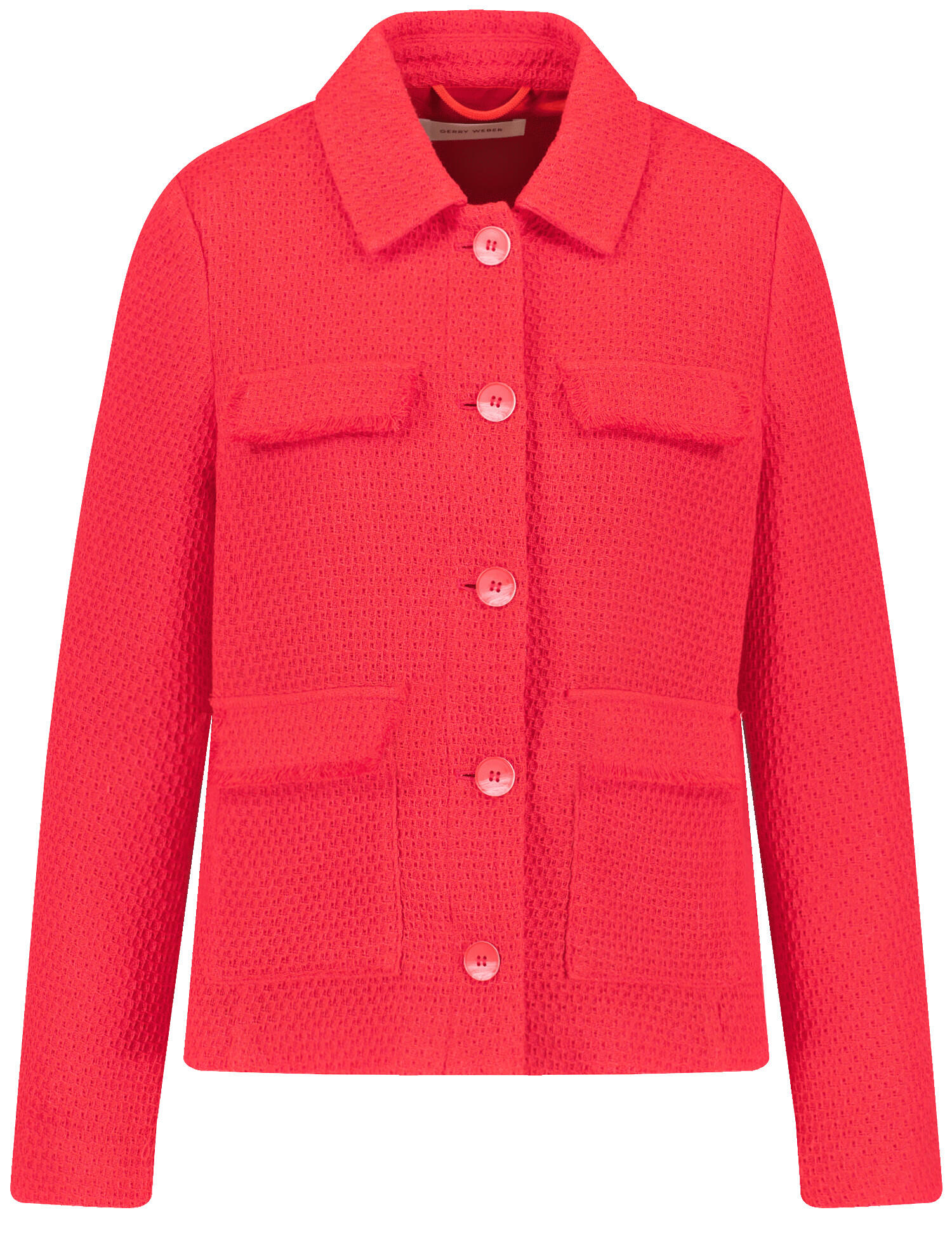 GERRY WEBER Collection - Modische Blazerjacke in Strukturoptik bright red - Gr. - 46 von GERRY WEBER Collection