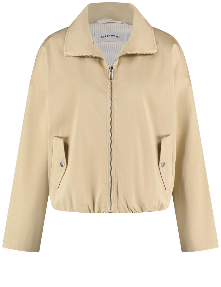 GERRY WEBER Collection - Modischer Blouson mit Stretchkomfort beige/weiß - Gr. - 42 von GERRY WEBER Collection
