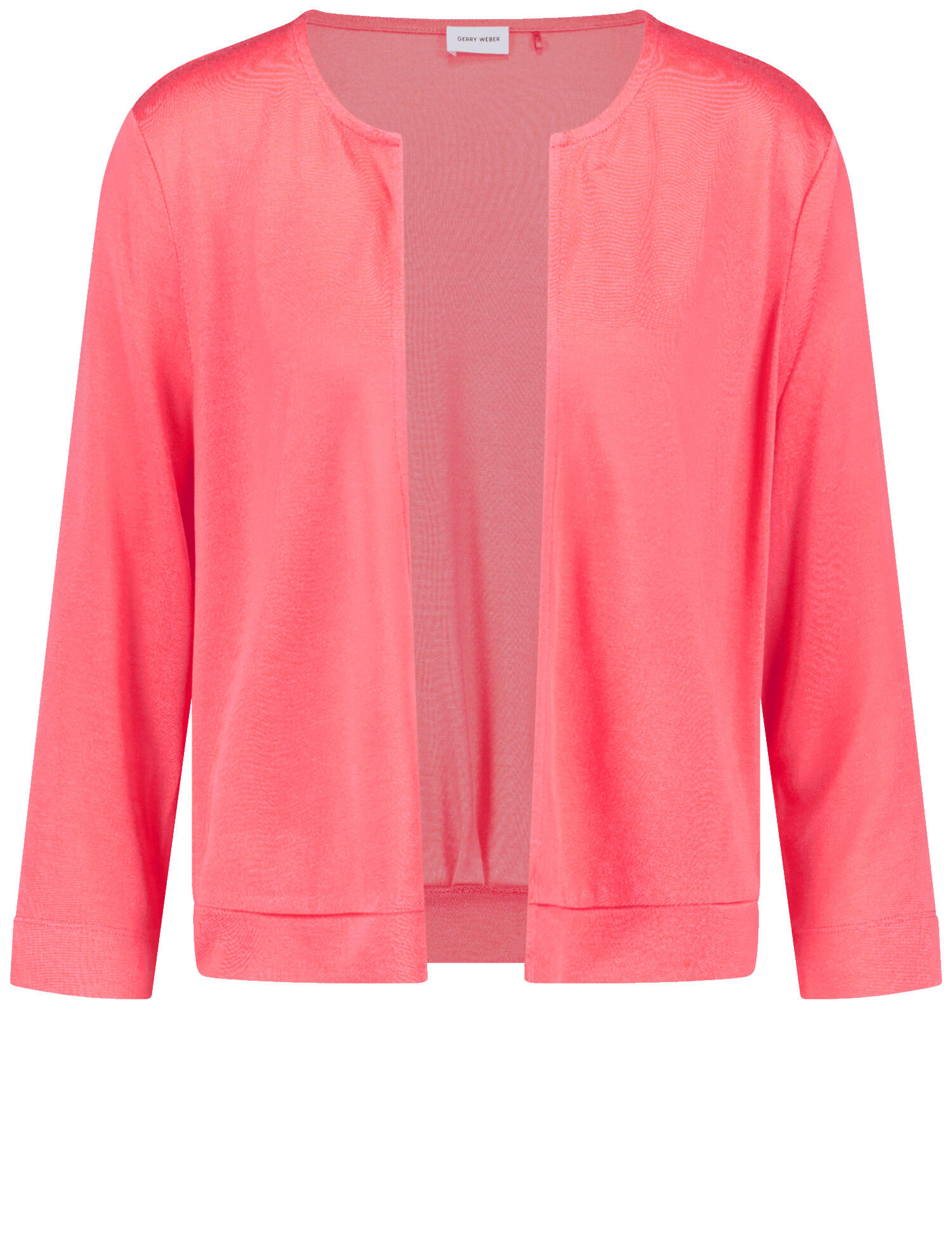 GERRY WEBER Collection - Offener Cardigan mit Faltendetail rouge - Gr. - 46 von GERRY WEBER Collection