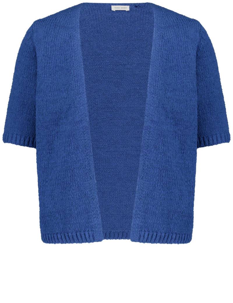 GERRY WEBER Collection - Offener Cardigan mit halbem Arm blau - Gr. - 46 von GERRY WEBER Collection