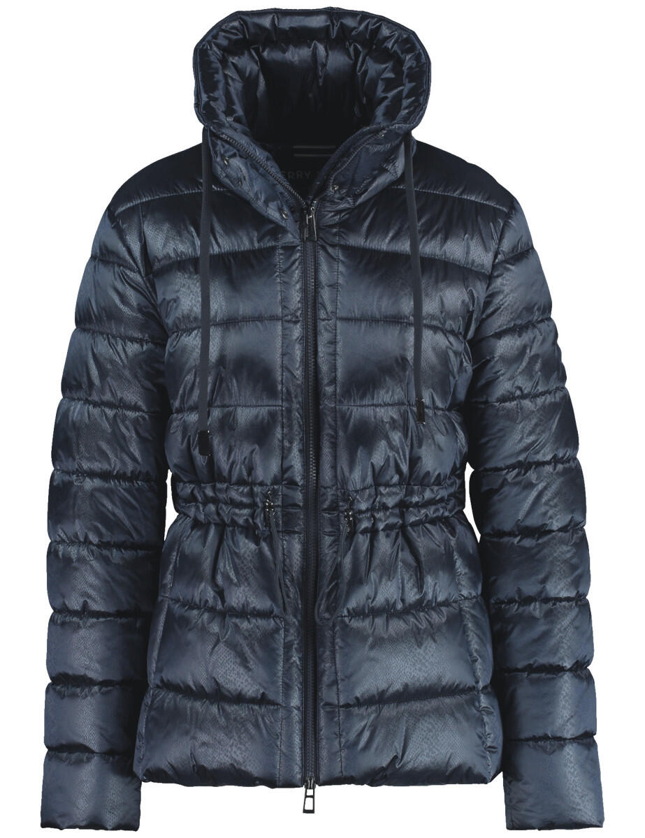 GERRY WEBER Collection - Outdoorjacke mit dezentem Snake Print blau - Gr. - 38 von GERRY WEBER Collection