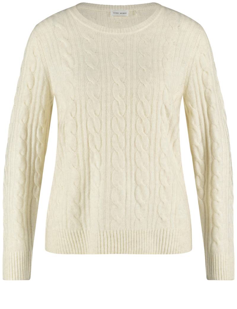 GERRY WEBER Collection - PULLOVER 1/1 ARM antique white melange - Gr. - 38 von GERRY WEBER Collection