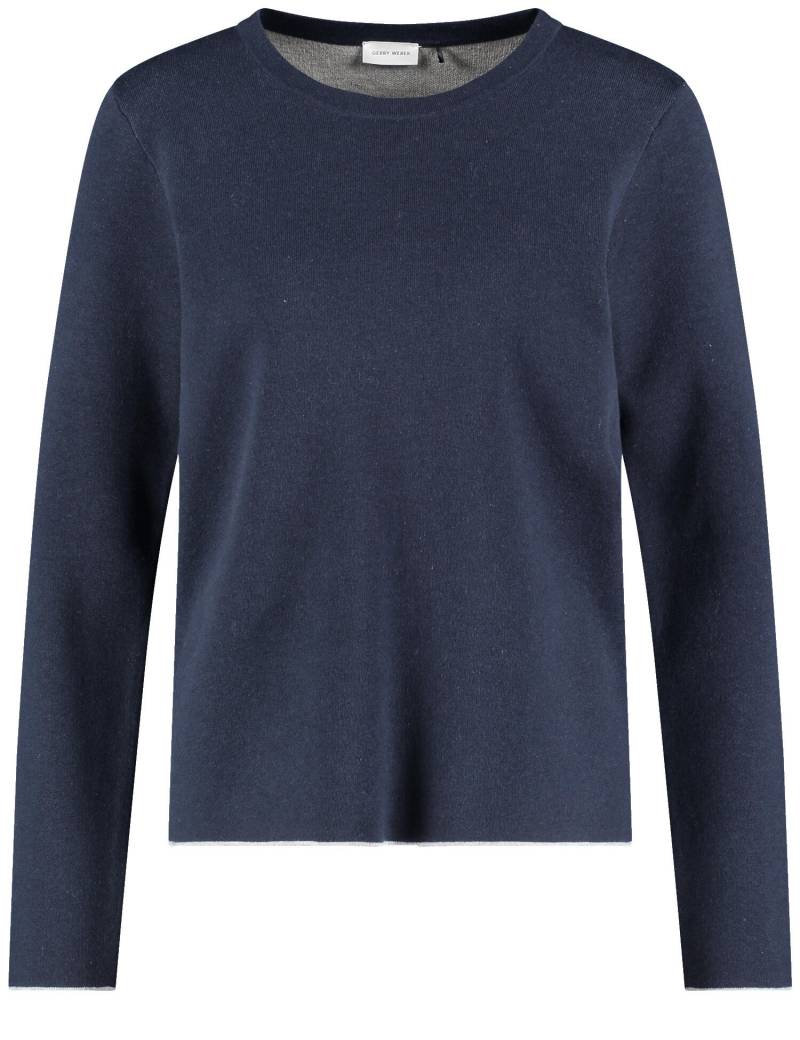 GERRY WEBER Collection - PULLOVER 1/1 ARM night sky/ silver doubleface - Gr. - 46 von GERRY WEBER Collection