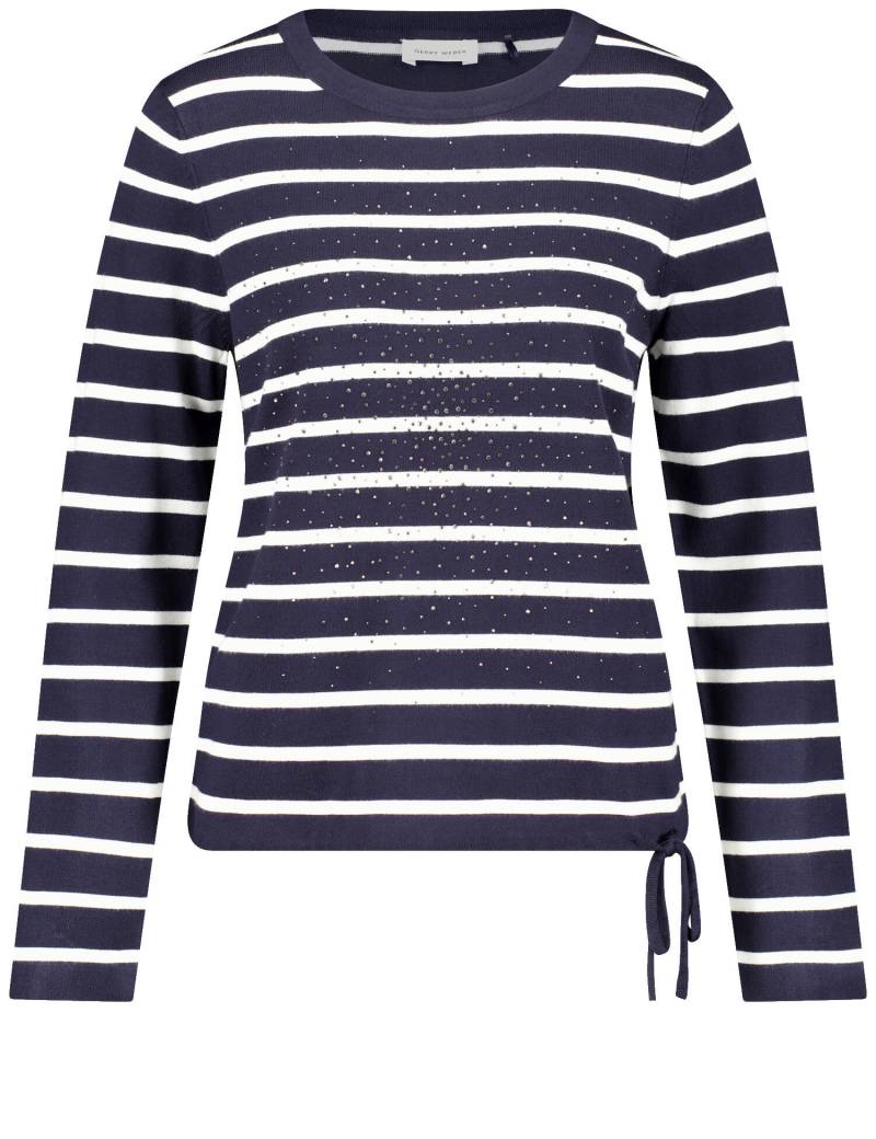 GERRY WEBER Collection - PULLOVER 1/1 ARM night sky / offwhite stripe - Gr. - 44 von GERRY WEBER Collection
