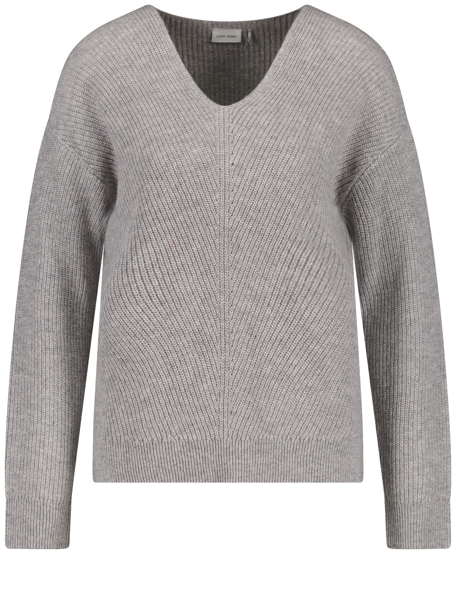 GERRY WEBER Collection - PULLOVER 1/1 ARM silver grey melange - Gr. - 40 von GERRY WEBER Collection