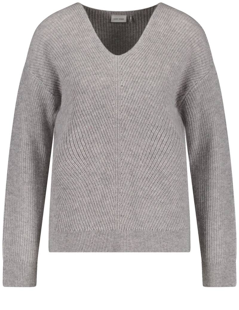 GERRY WEBER Collection - PULLOVER 1/1 ARM silver grey melange - Gr. - 44 von GERRY WEBER Collection