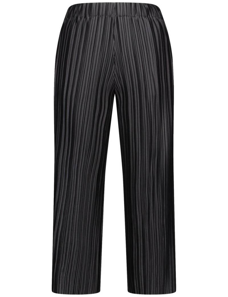 GERRY WEBER Collection - Plisseehose schwarz - Gr. - 36 von GERRY WEBER Collection