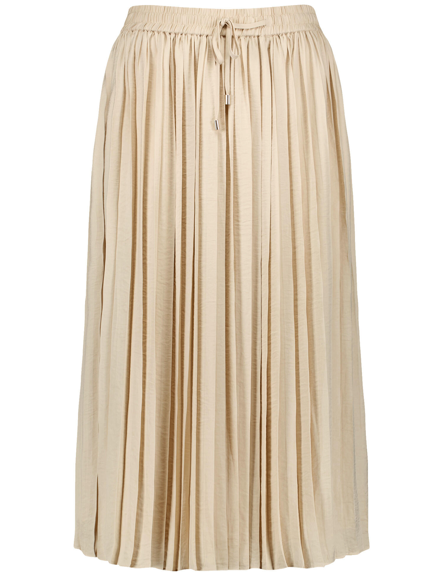 GERRY WEBER Collection - Plisseerock mit Dehnbund sandshell - Gr. - 40 von GERRY WEBER Collection