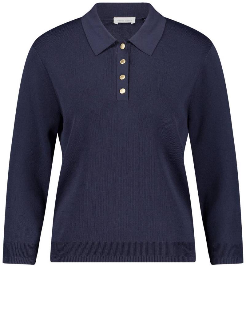 GERRY WEBER Collection - Pullover blau - Gr. - 34 von GERRY WEBER Collection