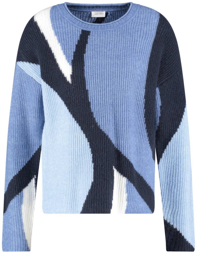 GERRY WEBER Collection - Pullover blau - Gr. - 36 von GERRY WEBER Collection