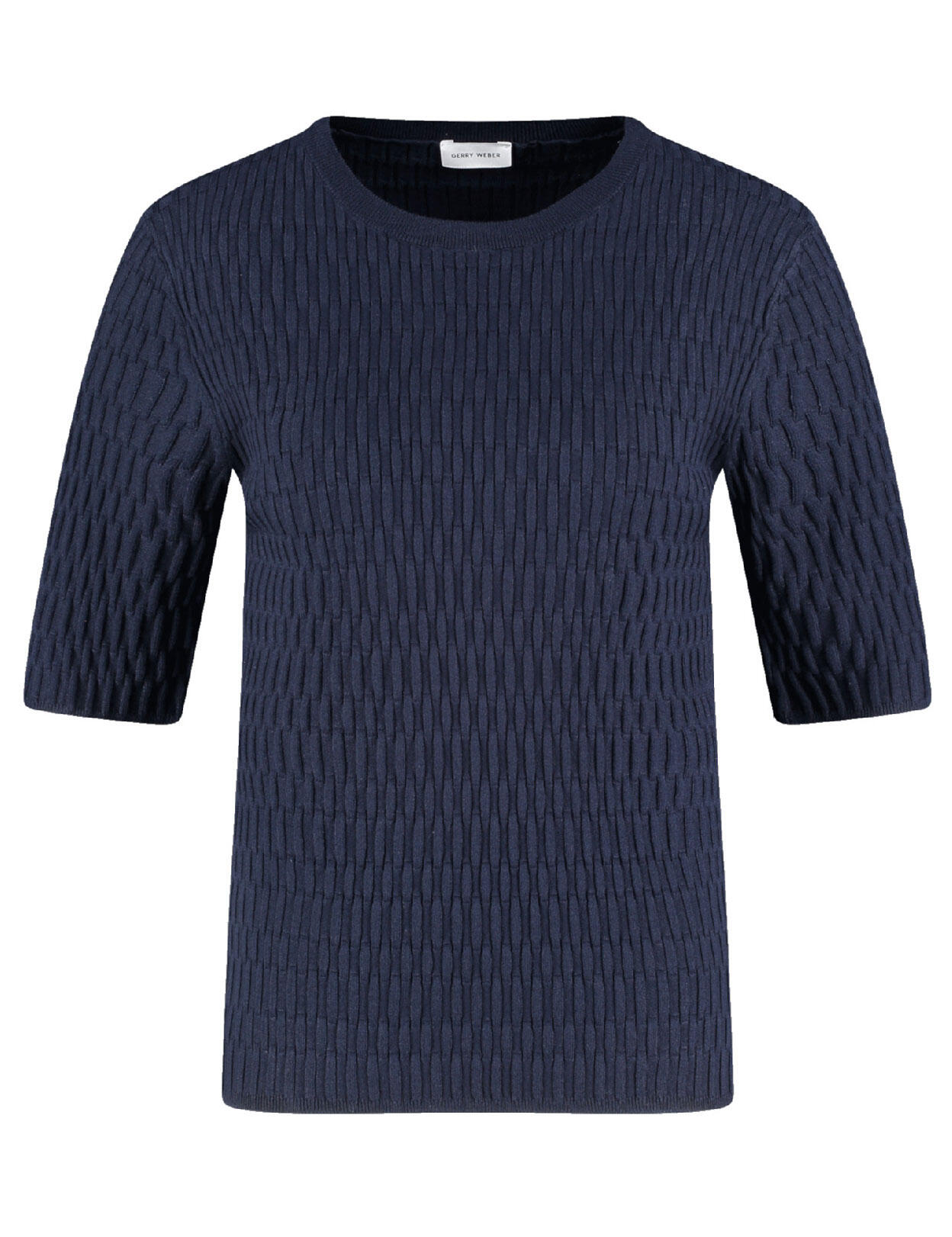 GERRY WEBER Collection - Pullover mit 3/4 Arm blau - Gr. - 44 von GERRY WEBER Collection