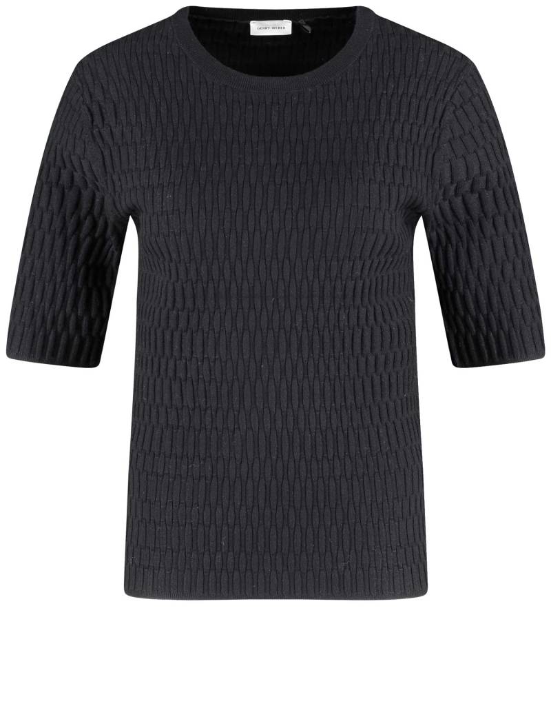 GERRY WEBER Collection - Pullover mit 3/4 Arm schwarz - Gr. - 38 von GERRY WEBER Collection