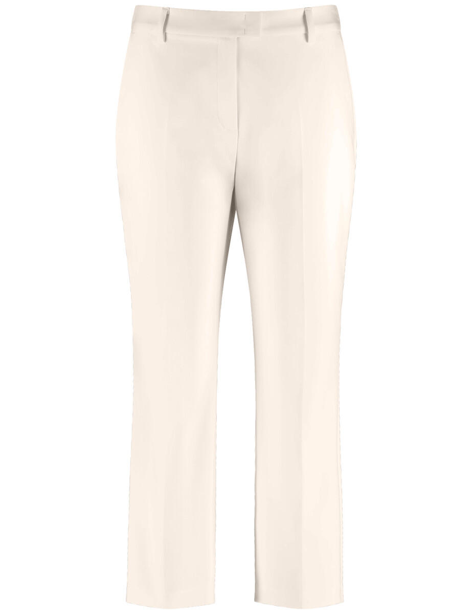 GERRY WEBER Collection - Schlichte 7/8 Hose mit Stretchkomfort beige/weiß - Gr. - 42 von GERRY WEBER Collection