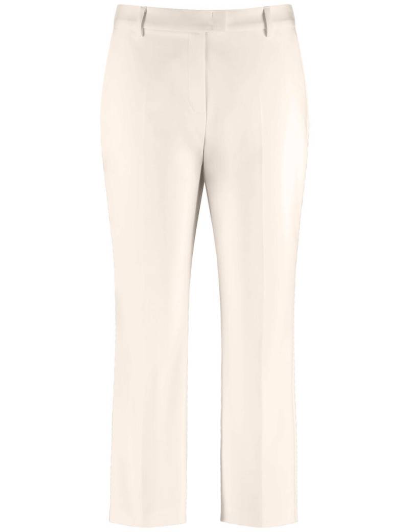 GERRY WEBER Collection - Schlichte 7/8 Hose mit Stretchkomfort beige/weiß - Gr. - 44 von GERRY WEBER Collection